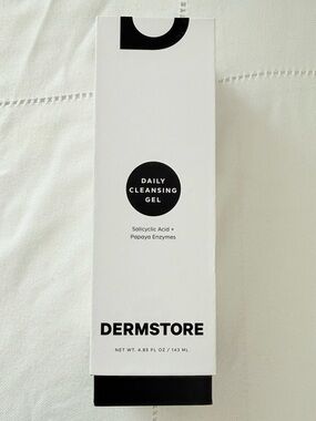New- Dermstore Daily Cleansing Gel - Salicylic Acid Papaya Enzymes 4.85 Oz